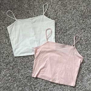 White and Pink Cami SET NWOT